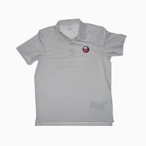 Vineyard Vines Winstead Stripe Polo Shirt Granite Size L 1023